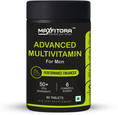 MaxFitOra Advanced Multivitamin Tablets For Men - Energy, Stamina and Performance(60 Tablets)