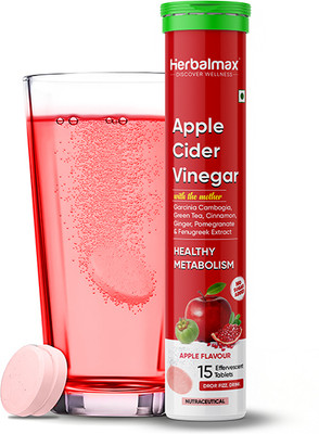 Herbal max Apple Cider Vinegar | Garcinia Extract to control cravings | weight loss(15 Tablets)
