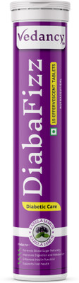 vedancy Diabafizz Sugar-Free Effervescent Tablets | Supports Blood Sugar Control(15 Tablets)