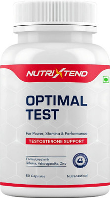 Nutrixtend Optimal Testosterone Booster for Men Ayurvedic Formula For Stamina and Power(60 Capsules)