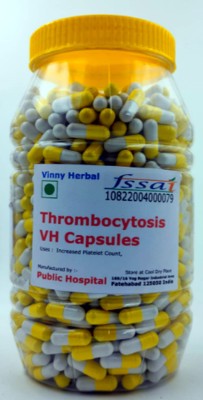 Vinny Herbal Thrombocytosis VH Herbal Supplement Capsules 1000 Caps Jar(1000 Capsules)