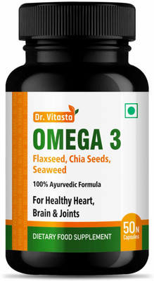 Dr.Vitasta Omega-3 for Heart,Bones,Brain,Muscles & Joints(50 Capsules)