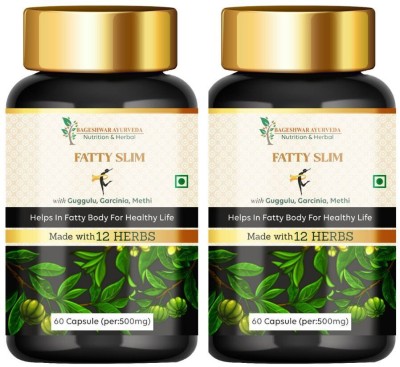 Bageshwar Ayurveda Fatty Slim Capsule (Pack of 2)(2 x 30 Capsules)