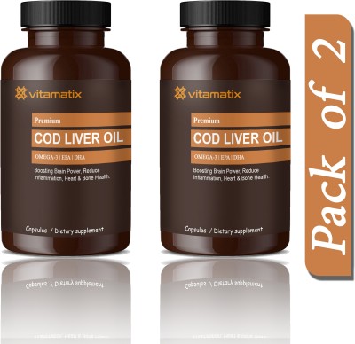 Vitamatix Cod Liver Oil Softgel Capsules (D191)(120 Capsules)