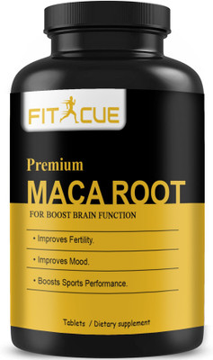 Fitcue Maca Root Tablets Enriched with Maca Root Extract (K115)(60 Tablets)
