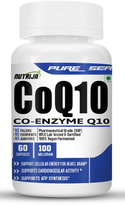NutriJa COQ10 (COENZYME Q10) CAPSULES -(120 Capsules)