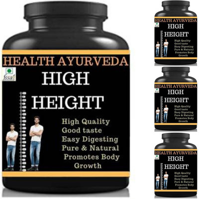 Zemaica Healthcare high height mango flavor pack of 4 height increase(4 x 30 Capsules)