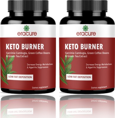 EraCure Keto Tablets, Keto Burner, Fat Burner Tablets (K205)(2 x 60 Tablets)