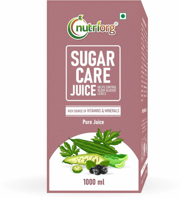 Nutriorg Sugar Care Juice | Control Blood Glucose Level | For Diabetic Patients(1000 ml)