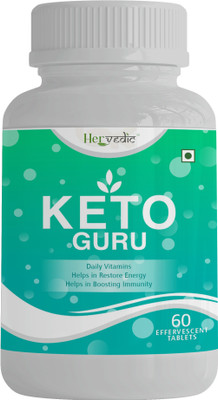 hervedic Keto Guru - Advanced Ketogenic Fat Burner Diet Support for Weight Loss(60 Capsules)