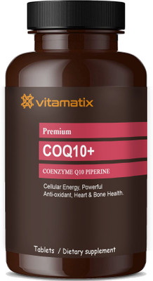Vitamatix 120mg Coenzyme Q10 Tablets with Piperine (K98)(60 Tablets)