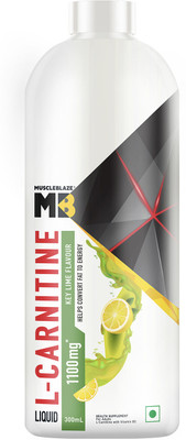 MUSCLEBLAZE Liquid L-Carnitine 1100 mg (Lemon Lime, 300 ml)(300 ml)