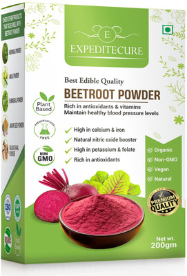 EXPEDITECURE Natural Beetroot powder for Health, Skin & Hair(200 g)