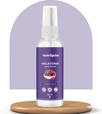 NutriQuint Sound Sleep Supplements Oral Spray 30 ml | Cranberry Flavor(30 ml)