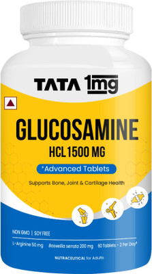 TATA 1mg Glucosamine HCL 1500 mg Tablets(60 Tablets)