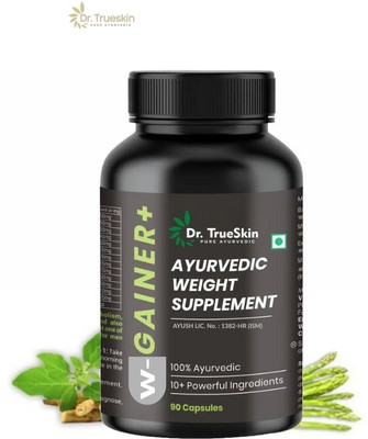 Dr. Trueskin W-Gainer+ Capsules Herbal Fitness Builder Power(90 Capsules)