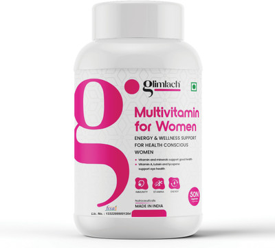 GLIMLACH Multivitamin Women & Multimineral for Energy and Immunity(50 Tablets)