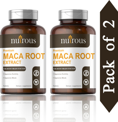 Nutrous Maca Root Tablets Enriched with Maca Root Extract (G209)(120 Tablets)