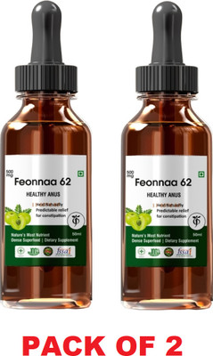 Feonnaa 62 Liquid for Healthy Anus 50 ml (Pack of 2) 100 ml(2 x 50 ml)