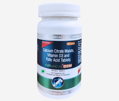 COMBCAL Calcium Citrate Malate & Vitamin D3(2 x 30 Tablets)