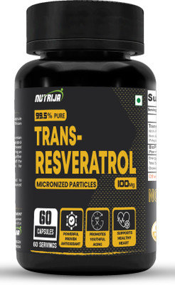NutriJa Trans Resveratrol 100MG Capsules -(60 Capsules)