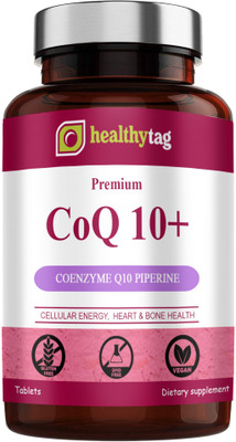 Healthy Tag 120mg Coenzyme Q10 Tablets with Piperine (H98)(60 Tablets)