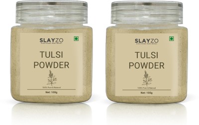 Slayzo Tulsi powder 100g Each (Pack of 2) 200 g(2 x 100 g)