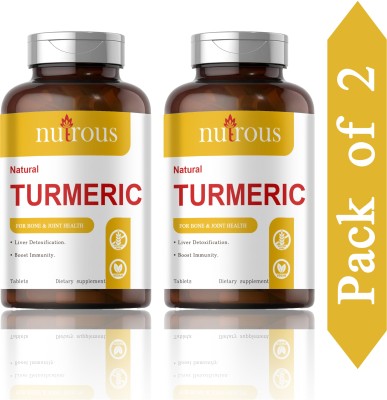 Nutrous TURMERIC Tablets, CURCUMIN, CURCUMIN Tablets (K224)(120 Tablets)