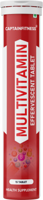 CaptainFitness Multivitamin with Minerals Effervescent Tablets|o8|(15 Tablets)