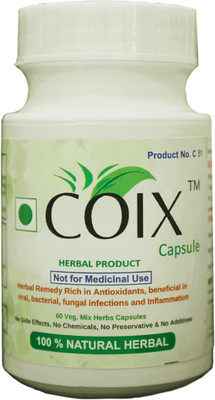 Herbal Daily Coix Veg. Capsule Improving immunity, Rich in Antioxidants(60 Capsules)