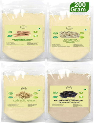 Farmhook Ashwagandha, Safed White Musli, Kaunch Seed, Shatavari Powder, (Churna)(200 g)