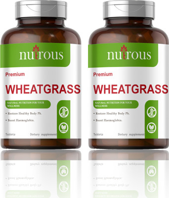 Nutrous Wheatgrass 800 mg Tablets (H276)(2 x 60 Tablets)