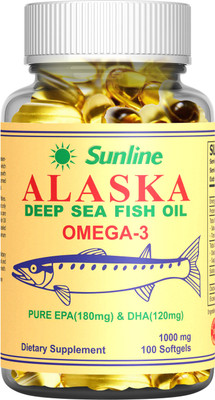 sunline alaska OMEGA-3 FISH OIL(100 Capsules)