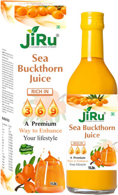 JiRu Sea Buckthorn Pulp Juice 1L| Omega 3, 6, 7, and 9, and Super Antioxidants(1 L)