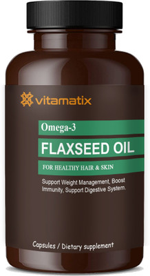 Vitamatix Flaxseed extract Capsules Omega 3 (D102)(60 Capsules)