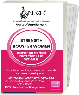 inlazer Strength Immunity Power Women Tablets _ Good For Health _ Stress Reliefe(4 x 10 Capsules)