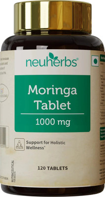 Neuherbs Moringa Tablets | Organic Supplement For Immunity, Digestion & Overall Health(120 Tablets)