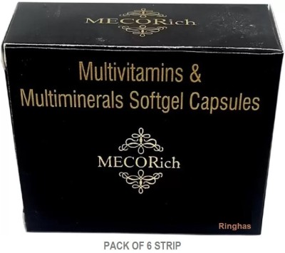 RINGHAS MECORICH Multivitamins & Multiminerals Softgel Capsules (Pack of 6*10)(6 x 10 Capsules)