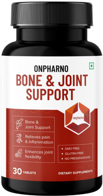 ONPHARNO Bone And Joint Support - Calcium, Glucosamine, MSM, Vit D3 And More(30 Tablets)
