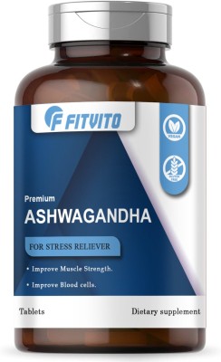 Fitvito Raw Ashwagandha Tablets (D92)(60 Tablets)