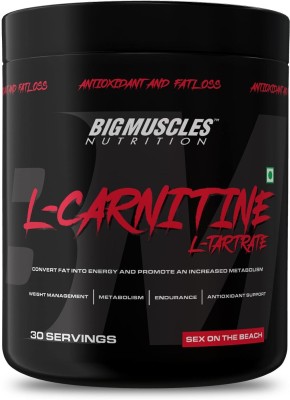 BIGMUSCLES NUTRITION L-Carnitine L-Tartrate Powder [30 Servings, Sex On The Beach] | 1900 mg(60 g)