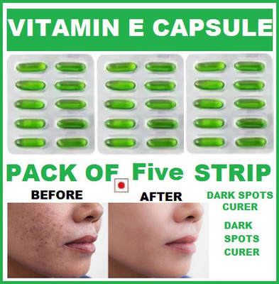 gementis PHARMA VITAMIN E CAPSULE 400 I.U SPECIFIC FOR DARK SPOTS CURER (5*10CAPSULE)(5 x 10 Capsules)