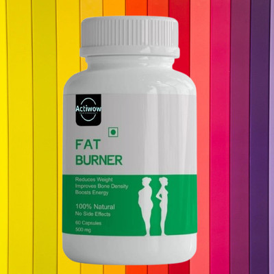 ACTIWOW Fat Burner Ayurvedic With Extract Fat Loss Capsule Reduce Fat & Improve _YUGGH(60 Capsules)