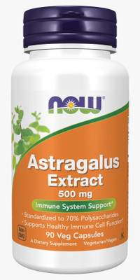 Now Foods Astragalus Extract 500 mg - 90 Veg Capsules(90 No)