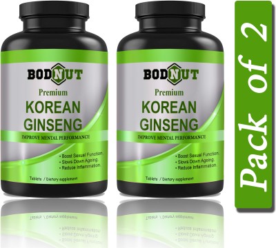 Bodnut Korean Gingseng for Men & Women Tablets (S206)(2 x 60 Tablets)