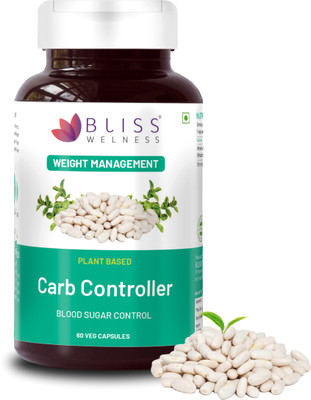 Bliss Welness Carb Bliss Pure Carb Controller Weight Management Supplement -(60 No)