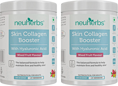 Neuherbs Skin Collagen Booster With Hyaluronic Acid & Vitamin-C For Skin Care Pack Of 2(2 x 210 g)