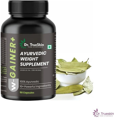 Dr. Trueskin W-Gainer+ Capsules Herbal Mass Gain Support Bulk(90 Capsules)
