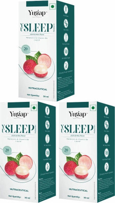Yugap YuSleep Melatonin Spray | Sleep & Stress Relief Pack of 3(3 x 20 ml)