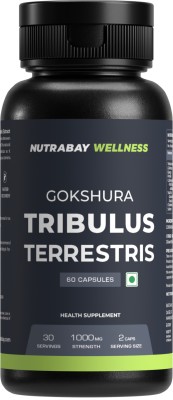 Nutrabay Wellness Tribulus Terrestris Extract (Gokshura) - 1000mg(60 Capsules)